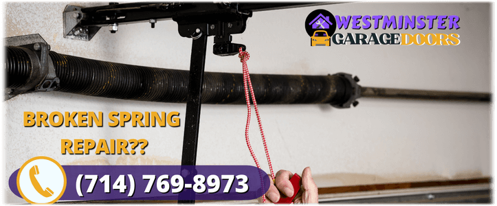 Broken Garage Door Spring Repair Westminster, CA