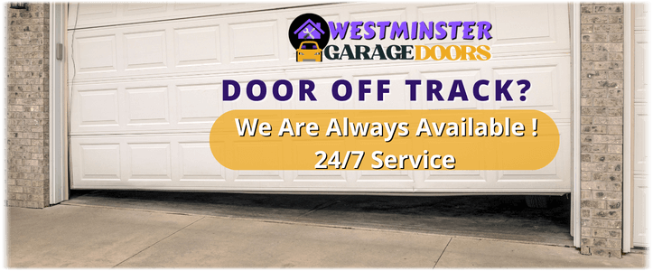 Garage Door Off Track in Westminster, CA